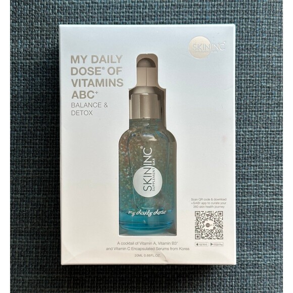 NIB SKIN INC My Daily Dose of Vitamins ABC Serum Balance Detox Texture Tone - Picture 2 of 12